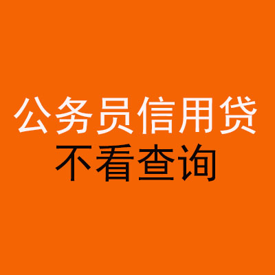 岑巩公务员信用贷款